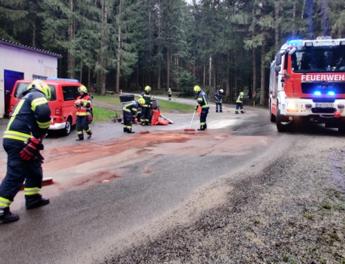 Einsatz „Ölspur, Ölaustritt“, am 13.04.2023