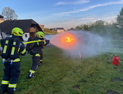 Übung Hohlstrahlrohr Training, am 09.05.2023